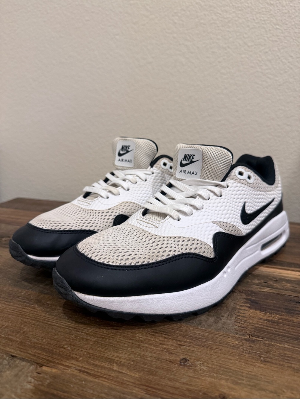Nike Air Max Men’s Sneakers in White and Black